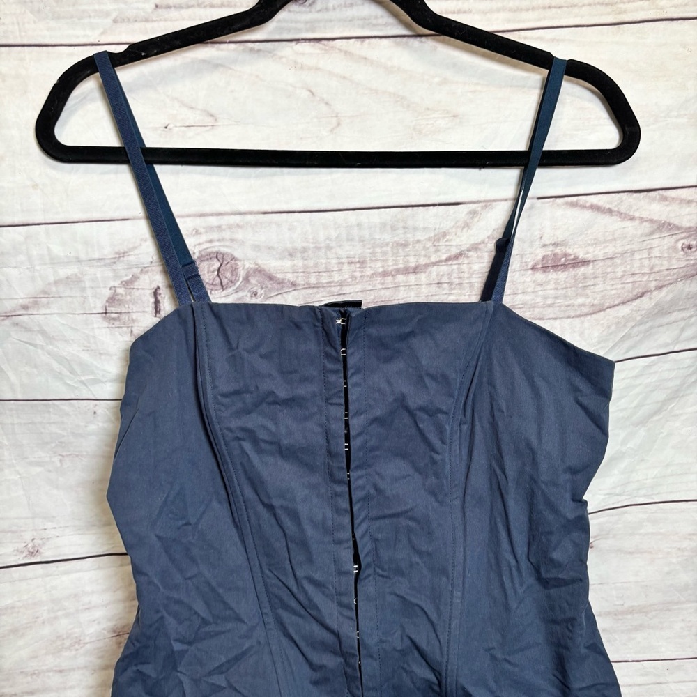 Lioness Honey Corset Revolve Fit and Flare Navy Mini Dress Medium - Picture 4 of 9